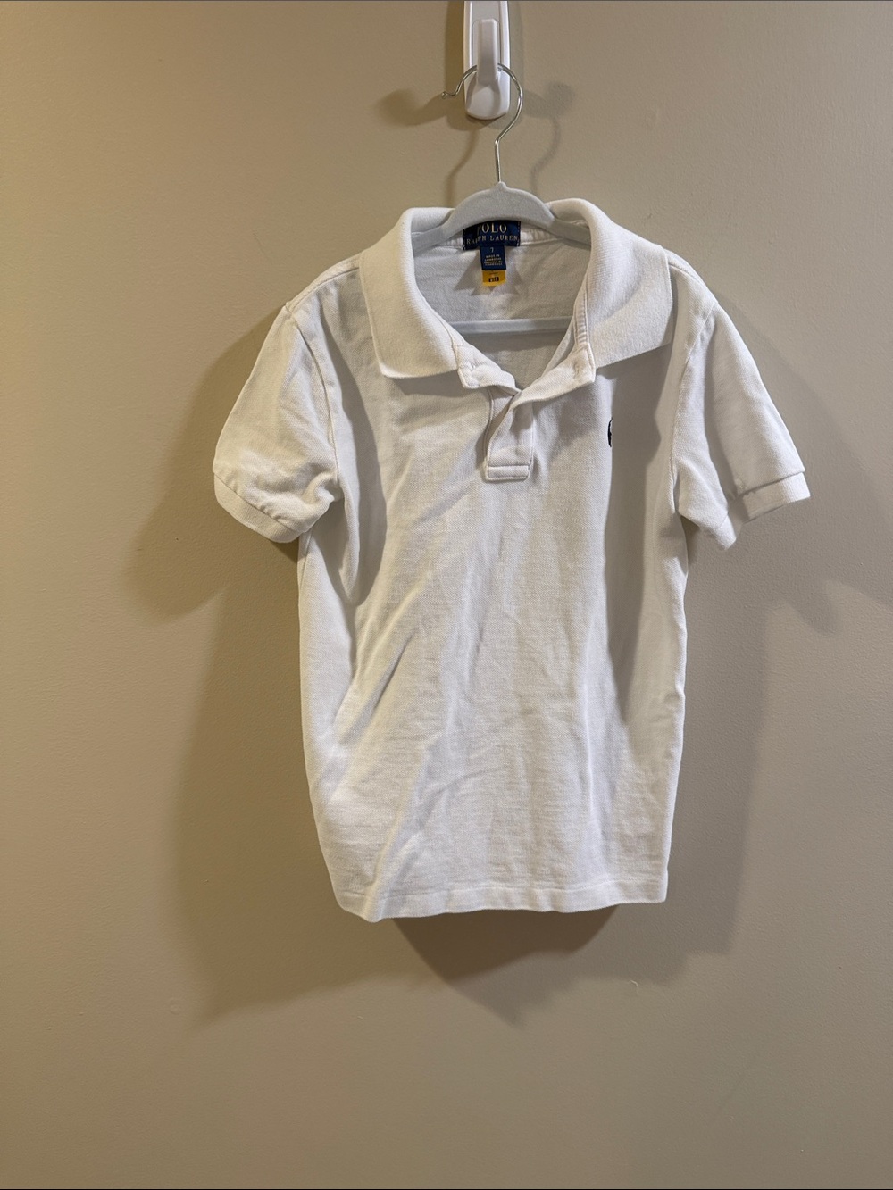 Ralph Lauren White Kids Polo Shirt